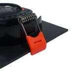 Spot Led Embutir Teto Gesso Quadrado Preto 5w Branco Quente