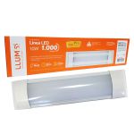 Luminária Sobrepor Led Slim Linear 10w 30cm 3000K LLUM