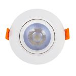 Spot Led De Embutir Direcionável Redondo 5w 6500k Branco 