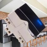 Interruptor Simples Com Luz 10a Preto Fosco Clean Margirius