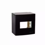 Caixa Sobrepor 1 Posto Preto Brilhante Sleek Margirius