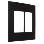 Placa 4x4 6 Postos Preto Fosco Ebony Clean Margirius