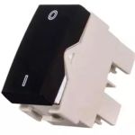 Interruptor Bipolar Simples 25a Preto Fosco Clean Margirius