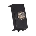 Módulo Antena Tv Coaxial 75 Ohms Preto Fosco Clean Margirius