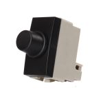 Dimmer Velocidade/Luminosidade Preto Fosco Clean Margirius