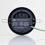 Sensor De Presença Com Fotocélula De Embutir e Sobrepor Interno Preto Mpt-40esf