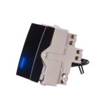 Interruptor Paralelo Com Luz Preto Fosco Clean Margirius