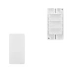 Placa e Suporte Condulete 3/4” Branco Cega Sleek Margirius 