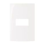 Placa 4x2 1 Posto Branca Sleek Margirius