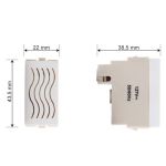 Módulo Campainha Cigarra 127v Branco Sleek Margirius