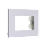 Conjunto Placa Para Móveis Branco Sleek Margirius