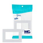 Conjunto Placa Para Móveis Branco Sleek Margirius 