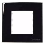 Conjunto Placa Móveis 80x80 Preto Brilhante Sleek Margirius