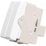 Módulo Interruptor Duplo Paralelo Branco Sleek Margirius