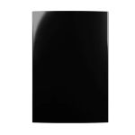 Placa 4x2 Cega Preto Brilhante Ebony Sleek Margirius