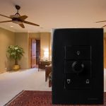 Controle De Ventilador Parede Preto Bivolt Sleek Margirius