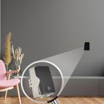 Módulo Pulsador Campainha Preto Brilhante Sleek Margirius
