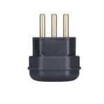 Pino Plugue Macho 2P+T 20a 90° Prensa Cabo Preto Margirius 