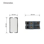 Módulo Interruptor Intermediário 10a Branco B3 Margirius