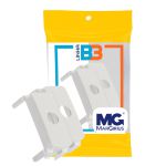 Módulo Saída De Fio 2 Unidades Branco B3 Margirius