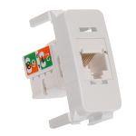 Módulo Tomada de Rede RJ45 CAT.5e Branco B3 Margirius