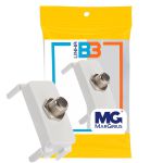 Módulo Antena TV Coaxial 75 Ohms Branco B3 Margirius