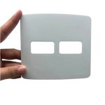 Placa 2 Postos 4x4 Branca B3 Margirius