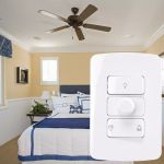 Controle De Ventilador Parede Branco Bivolt B3 Margirius