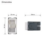 Módulo Campainha Cigarra 127v Branco B3 Margirius