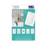 Módulo Pulsador S/ Gravação 10A Branco Sleek Margirius