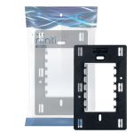 Suporte Placa 4x2 Preto Infiniti Margirius