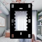 Suporte Placa 4x2 Preto Infiniti Margirius