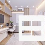 Placa 4x4 4 Postos Branco Infiniti Margirius