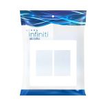Placa 4x4 6 Postos Branco Infiniti Margirius