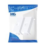 Módulo Saída De Fio 2 Unidades Branco Infiniti Margirius