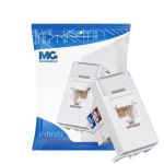 Módulo Tomada De Rede Rj45 Cat.5e Branco Infiniti Margirius