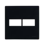 Placa 4x4 2 Postos Preto Infiniti Margirius