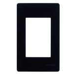 Placa 4x2 3 Postos Preto Infiniti Margirius