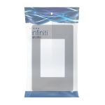 Placa 4x2 3 Postos Preto Infiniti Margirius