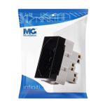 Módulo Tomada 2p+t 10a Preto Infiniti Margirius
