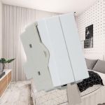 Módulo Interruptor Duplo Paralelo Branco Infiniti Margirius