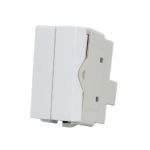 Módulo Interruptor Duplo Paralelo Branco Infiniti Margirius