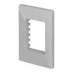 Placa 4x2 3 Postos Branco Infiniti Plus C/ Suporte Margirius