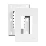 Placa 4x2 3 Postos Branco Infiniti Plus C/ Suporte Margirius