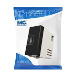 Tomada Carregador Usb-c Preto Brilhante 2a Infiniti Margirius