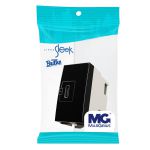 Tomada Carregador Usb-c Preto Brilhante 2a Sleek Margirius