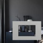 Placa 4x2 3 Postos Níquel C/ Suporte Preto Aura Margirius