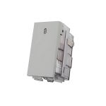 Módulo Interruptor Simples 10A 1 Posto Níquel Aura
