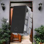 Interruptor Pulsador Campainha Carbon Black Aura Margirius 