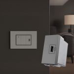 Módulo Tomada USB-C 2A Níquel Aura Margirius